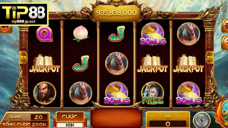 Game Slots TIP88 – Sảnh Slot Đa Chủ Đề, Hình Ảnh Sống Động Danh sách các tựa game slots tại nhà cái TIP88