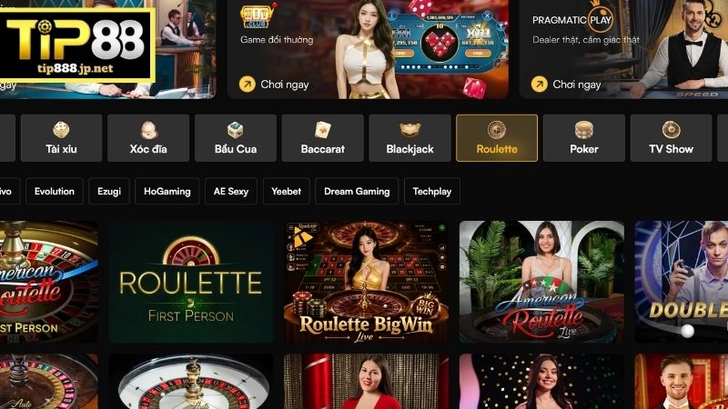 Live Casino TIP88 - Sòng Bài Trực Tuyến Siêu Chân Thực Khám phá kho game đỉnh cao tại nhà cái TIP88