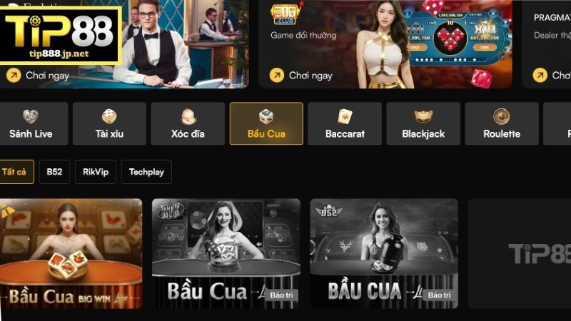 Live Casino TIP88 - Sòng Bài Trực Tuyến Siêu Chân Thực Lý do nên tham gia cá cược Live Casino tại TIP88
